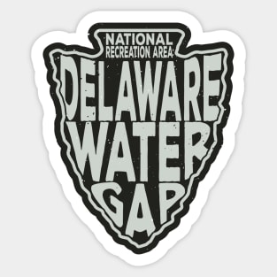 Delaware Water Gap National Recreation Area name arrowhead Sticker